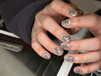 アース コアフュールボーテ 長野駅前店(EARTH coiffure beaute)/ニュアンスネイル¥12500