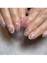 アティックネイルアトリエ(attic nail atelier)/カラフルニュアンス