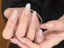 春ネイル／グラデーション