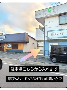 ルオント(LUONTO)/店舗案内☆矢印の奥に無料駐車場