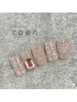 ロアンネイル(roan nail)/キルティング×ツイード