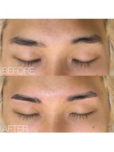 メイクマン 恵比寿西口店(MAKEMAN)/HBLで眉毛の毛流れを整える！