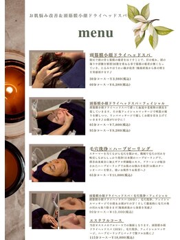 ディシェル(D cier)/当店のエステメニュー