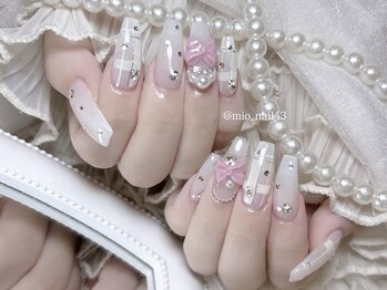 リンドネイル バイ モカ アンド ララ(Lind nail by moca and LaLa)/【mio】チェックネイル