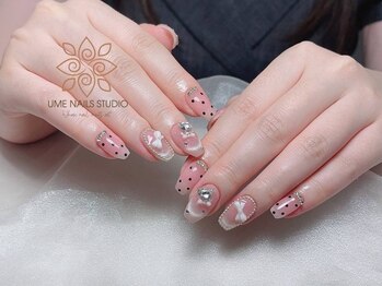 ウメネイルスタジオ(UME NAIL STUDIO)/題長さだしやり放題×つけ放