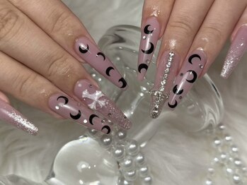 アネラ(ANELA)の写真/持ち込みデザイン大歓迎◎全持ち込みメニューパーツつけ放題無料!盛りたいだけ盛れる最旬トレンドNAIL♪