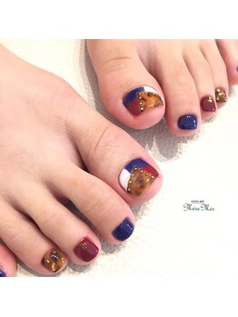 パラジェル認定サロン メールメール 池袋店(MereMer)/三角フレンチ べっ甲 担当熊谷