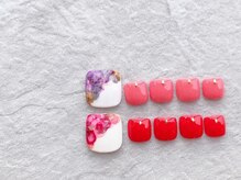 ネイルサロン ブリオン(Nail Salon Bullion)/ニュアンスインクアートネイル