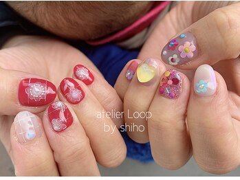 アトリエループ(atelier Loop by shiho)/お花ネイル