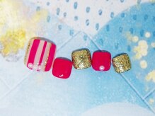 ネイルライフ(NailLife)/縦ストライプフット定額