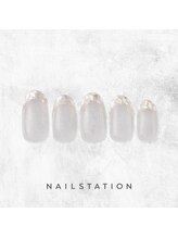 ネイルステーション ルミネ有楽町店(NAIL STATION)/キラキラネイル／パラジェル
