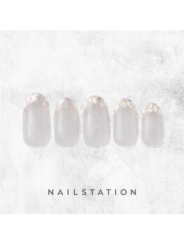 ネイルステーション ルミネ有楽町店(NAIL STATION)/キラキラネイル／パラジェル