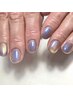 【HAND】マグネット/ミラー/フラッシュネイル　70分￥7700