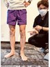 次回割☆ヒゲ脱毛＋短パン（ひざ下）脱毛　通常¥5,900→¥5,400　