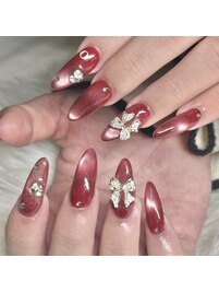 スカルプマグネットネイル