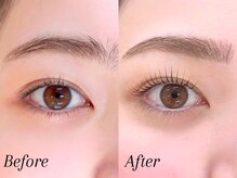 ミーナ 水ヶ江店(mina)/アイブロウWAX＋まつ毛パーマ上