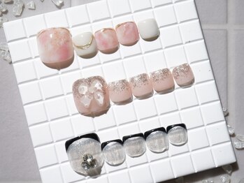 ナイスネイル 栄店の写真/【全メニューオフ込み★パラジェル取扱】フットワンカラーオフ込み¥4,990フレンチオフ込み¥4,990[名古屋栄]