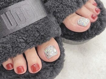 ビジューネイル/¥7800