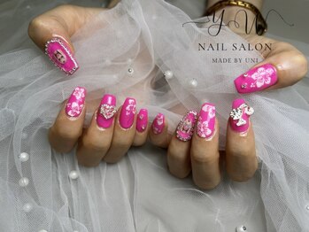 ユーネイル(YW nail)/フルアート＋パーツ