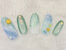 波★水面★シェル★マグ★夏