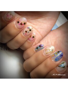 ネイルサロンアンドスクールエムズブロッサム(Nailsalon & school M's Blossom)/ジェルアート込コース