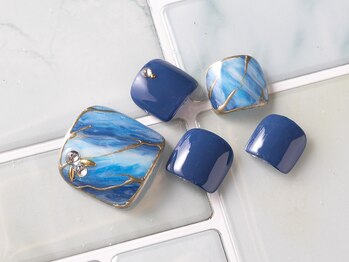 アンティム(Intime)/FOOT塗りかけネイル¥9,000