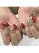 グラマラス プレジール 中野店(glamourous plaisir)/ボルドーネイル