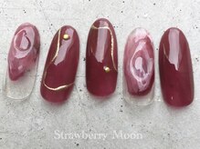 サロンストロベリームーン(Salon Strawberry Moon)/シロップカラーネイル　￥7980