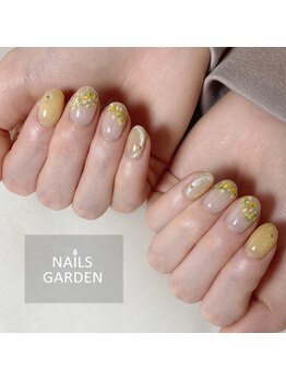 ネイルズガーデン(NAILS GARDEN)/ミモザネイル