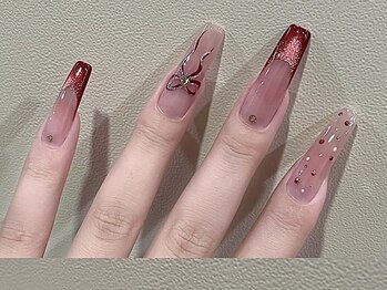 ベストネイル 渋谷109前店(Best Nail)/赤系、シャープ