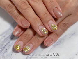 W-401 テラコッタガラスネイル