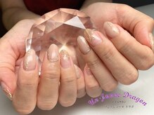 アン ジョーヌドラゴ/【自爪ネイル】ミラーアート