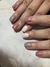 イルソーレネイル(ILSOLE NAIL)/トリコロールネイル