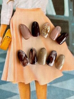 ルシオール(Luciole)の写真/トレンドネイルならココ★可愛い～クール系までデザイン豊富な定額Nail！自分に合うデザインとの出会いを♪