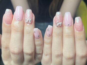 ブランシュネイル(BlancheNail)/ピンクカラーできゅん