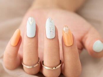 ヴァンネイル(VINGT NAIL nail&eye beauty)/夏らしいビタミンカラーネイル