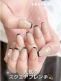 ファストネイル 武蔵小杉東急スクエア店(FAST NAIL) スクエアフレンチも人気♪カラー変更も可能です◎