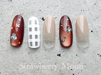 サロンストロベリームーン(Salon Strawberry Moon)/ マグネットアート ¥7980