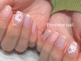 フラワー＆バカラネイル10500