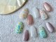 マイ ネイル 銀座店(Mai Nail)の写真/【銀座駅徒歩5分】まだ夏の余韻が残る季節にぴったりの透明感と柔らかさを纏った大人ニュアンスネイル...♪