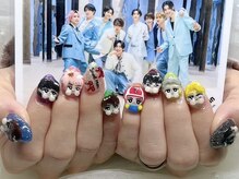 推しネイルもお問い合わせ増えています！ライブネイルにオススメ