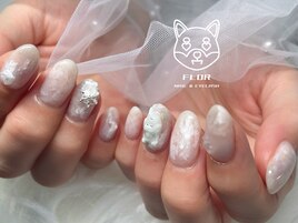 ヨッシーレースニュアンスネイル