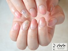 toto hair and nail【自爪育成・ネイルケア】/シンプルデザインコース