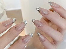 Best Nail 銀座店【ワンホンネイル・スカルプ・パラジェル・上品ジェルネイル】/ガラスフレンチ