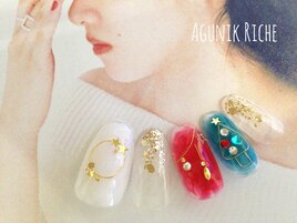 【クリスマスネイル】