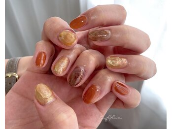 ネイルサロン ティフィン(tiffin)/～秋色monthly design～