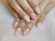 ネイルアンドまつげエクステ リッチエイト 原宿店(Rich8)/2色選択可◎オーロラネイル