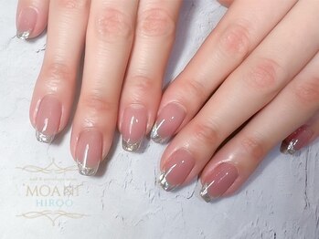 モアニ ヒロオ 恵比寿店(MOANI Hiroo)/ガラスフレンチネイル