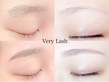 ベリーラッシュ 福岡天神店(VeryLash)の写真/【アイブロウ×まつげパーマ専門店】デザイン眉毛×束感まつげパーマでかわいい目元★人気NO1メニュー◎