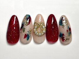 クリスマスネイル